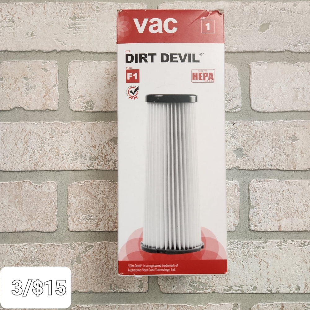 🆕️ Dirt Devil HEPA Media Filter Style F1 NEW IN BOX